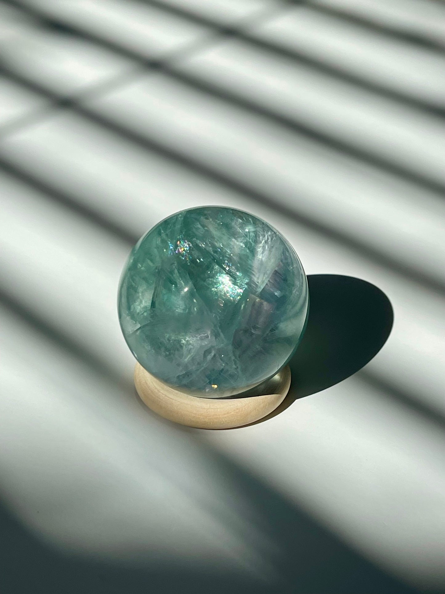 HQ Green Fluorite Sphere