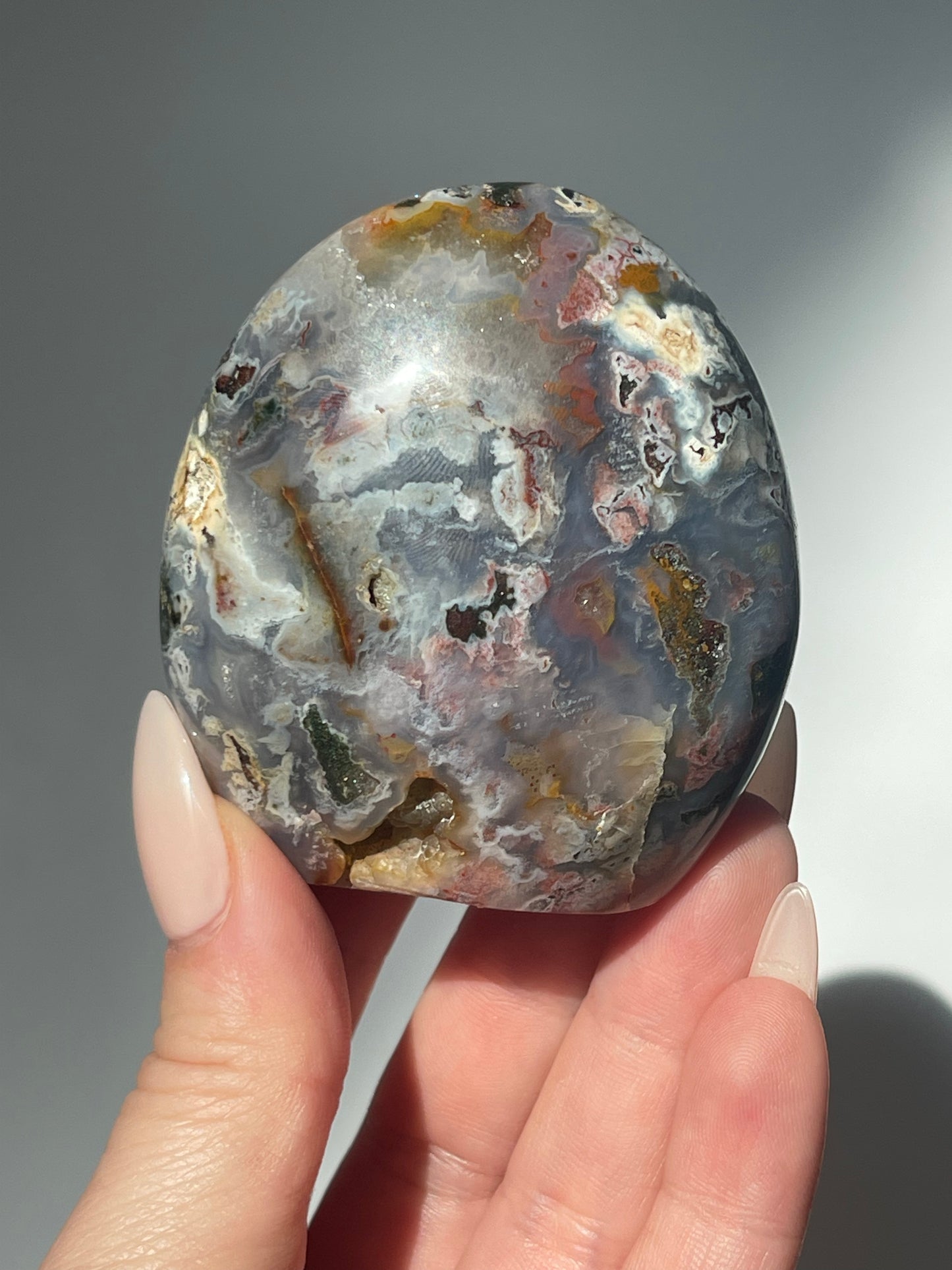 Pastel Druzy Sea Jasper Freeform