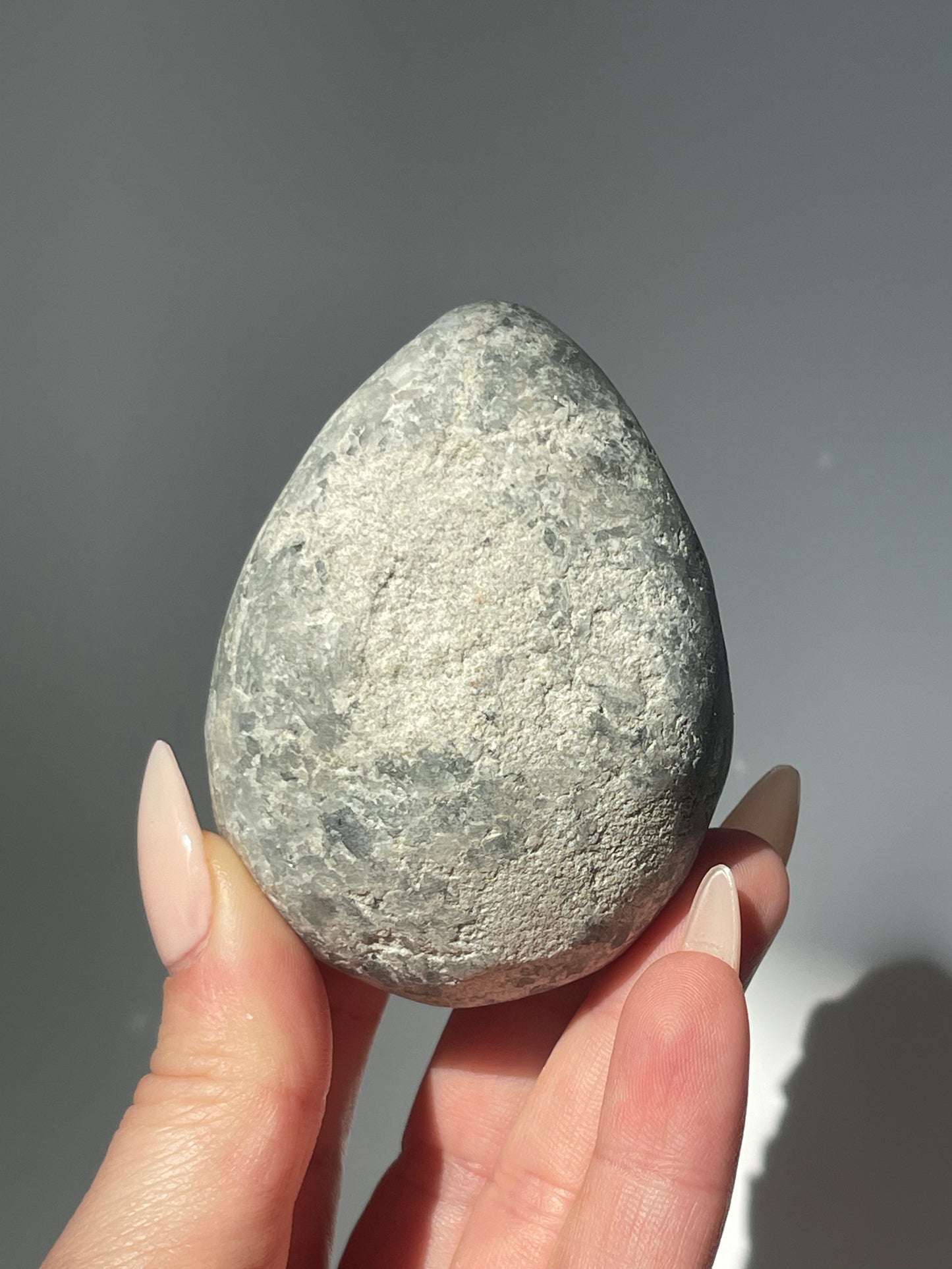 Blue Celestite Cluster Egg