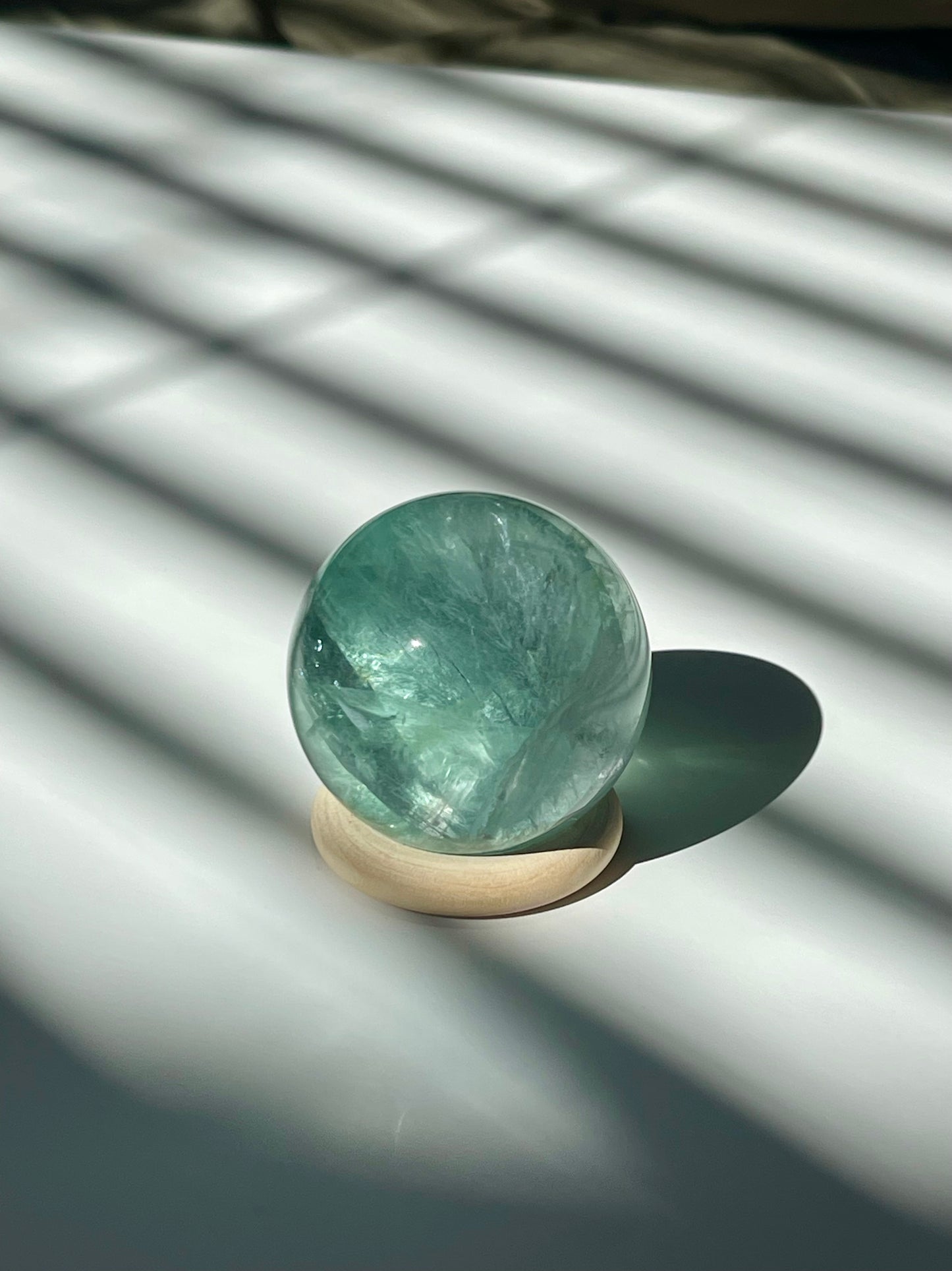 HQ Green Fluorite Sphere