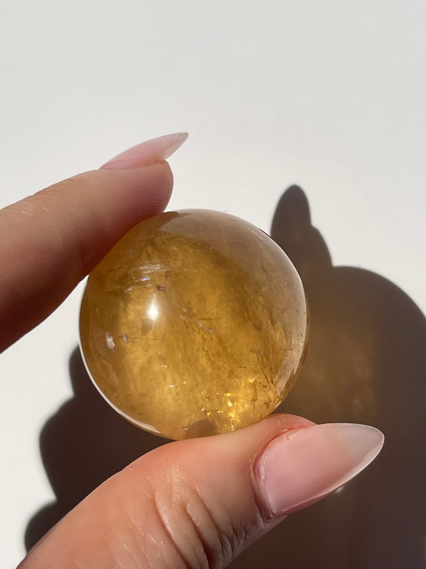 Honey Calcite Small Sphere