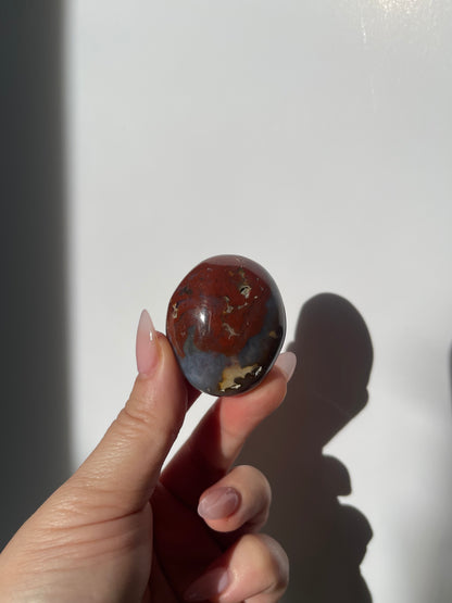 Sea Jasper Mini Palm with Orbs