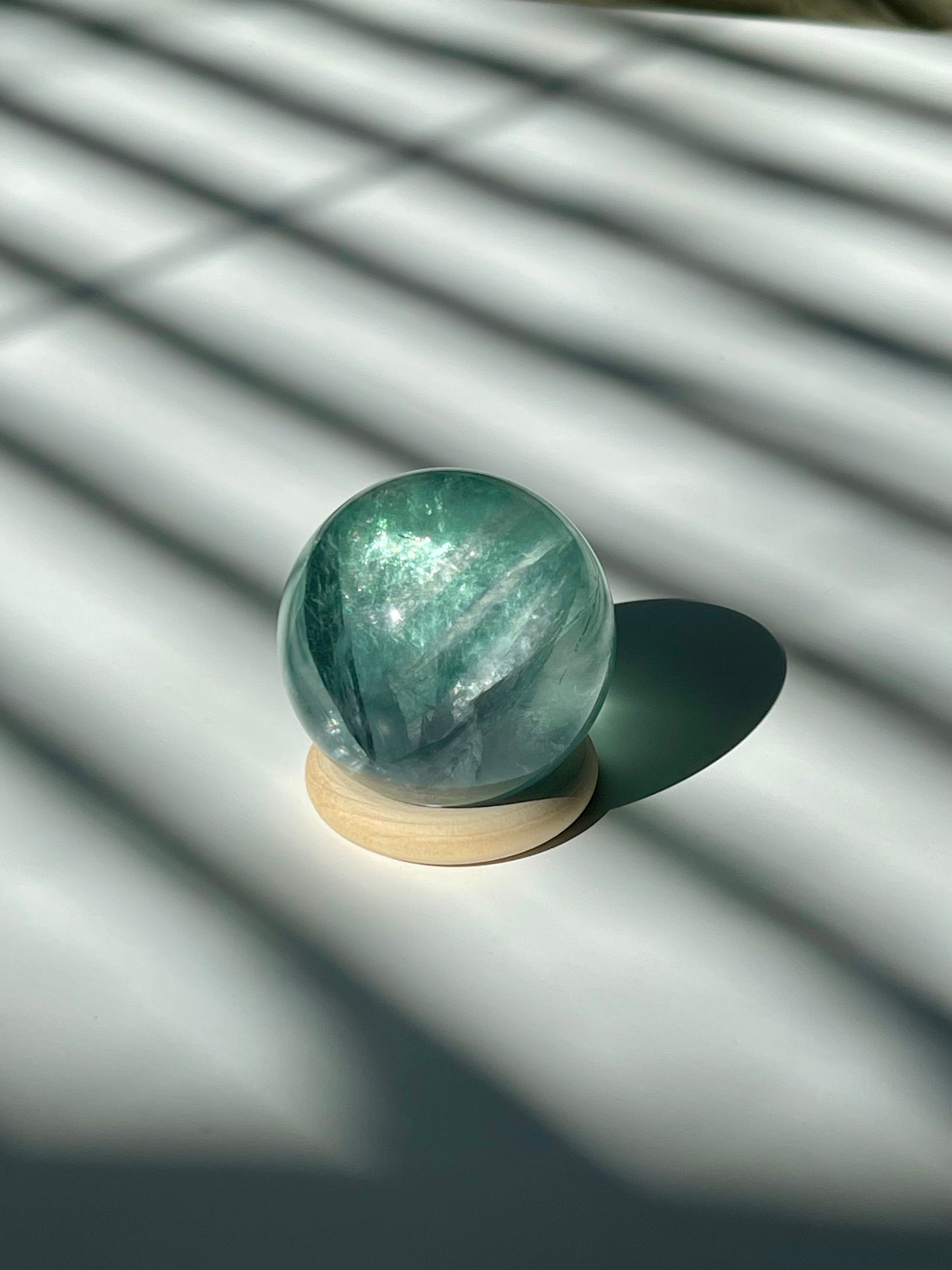 HQ Green Fluorite Sphere