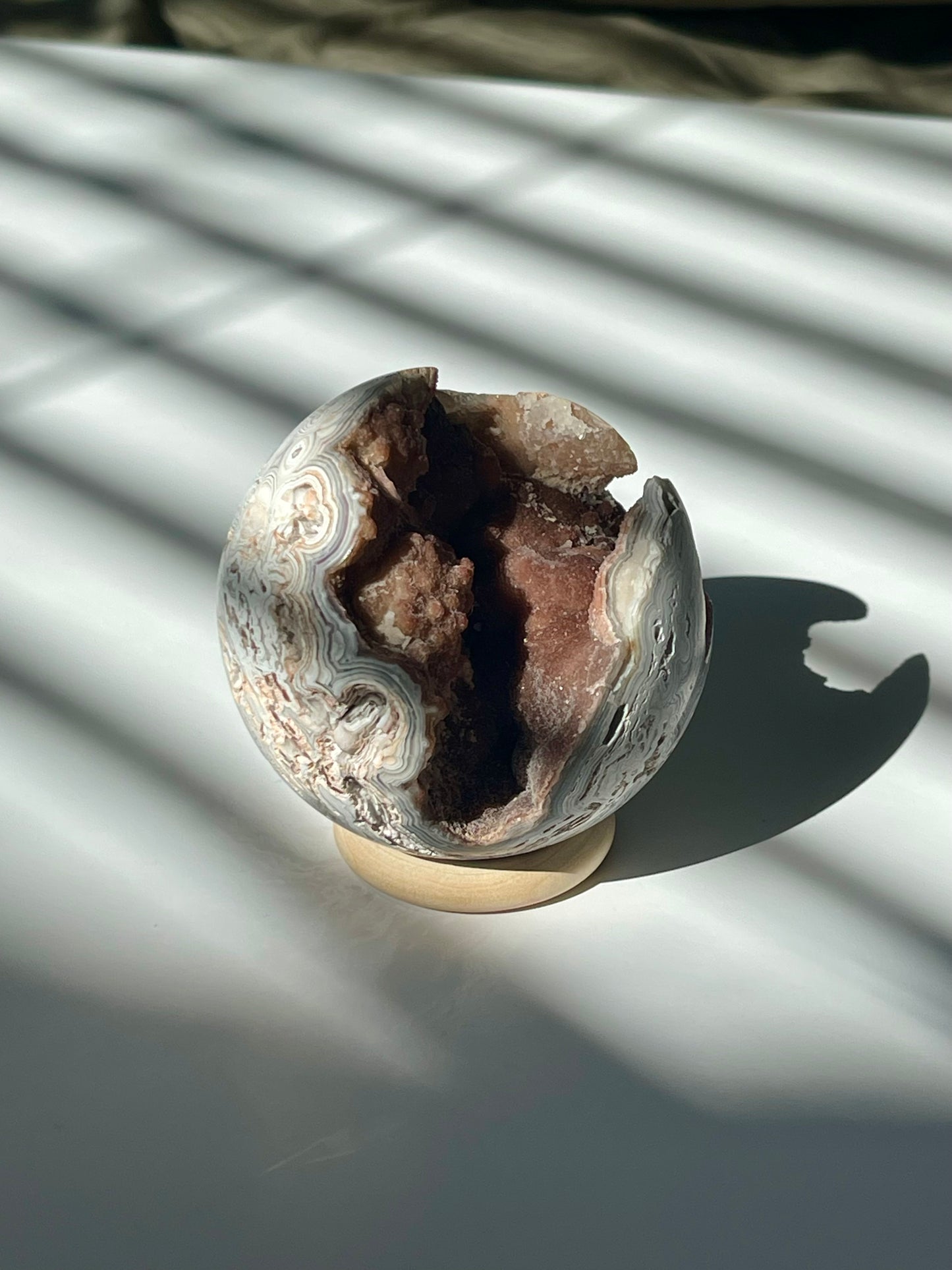 Mexican Crazy Lace Agate Sphere