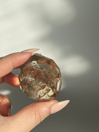 Light Champagne Citrine Faceted Cut