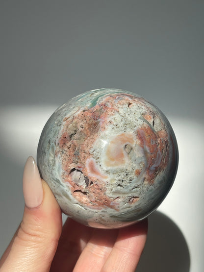 Sea Jasper Pastel Sphere