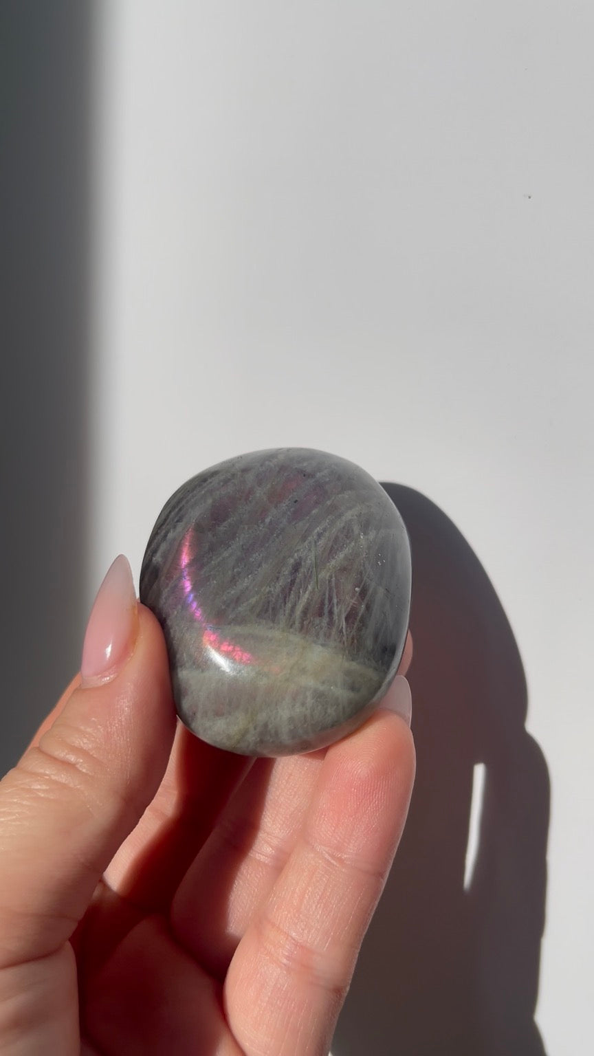 Labradorite Palm - Pink/Purple