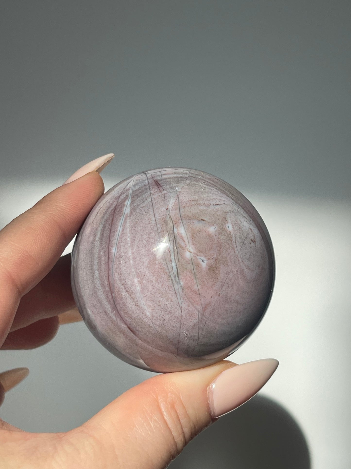Sea Jasper Lavender Small Sphere