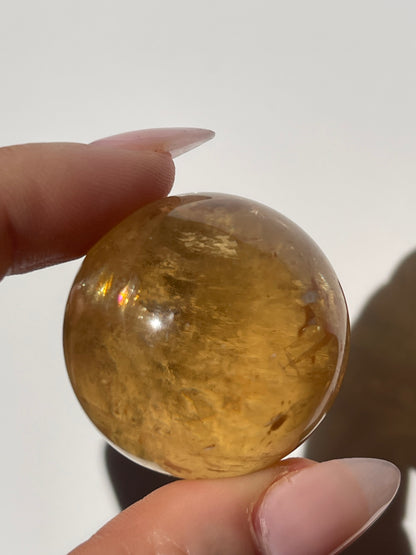Honey Calcite Small Sphere