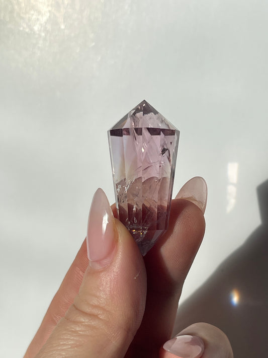 Amethyst with Citrine 12 Sided Vogel