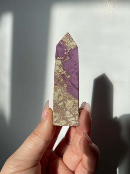 Phosphosiderite Mini Obelisk