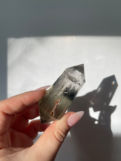 Garden Quartz -  Lodolite 12 Sided Vogel