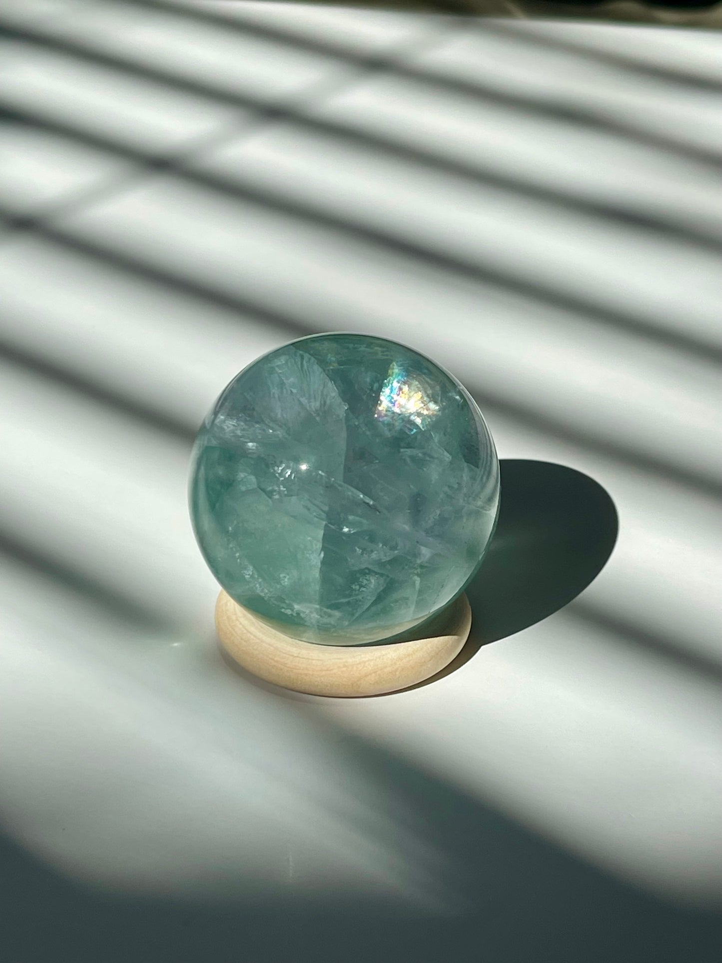 HQ Green Fluorite Sphere