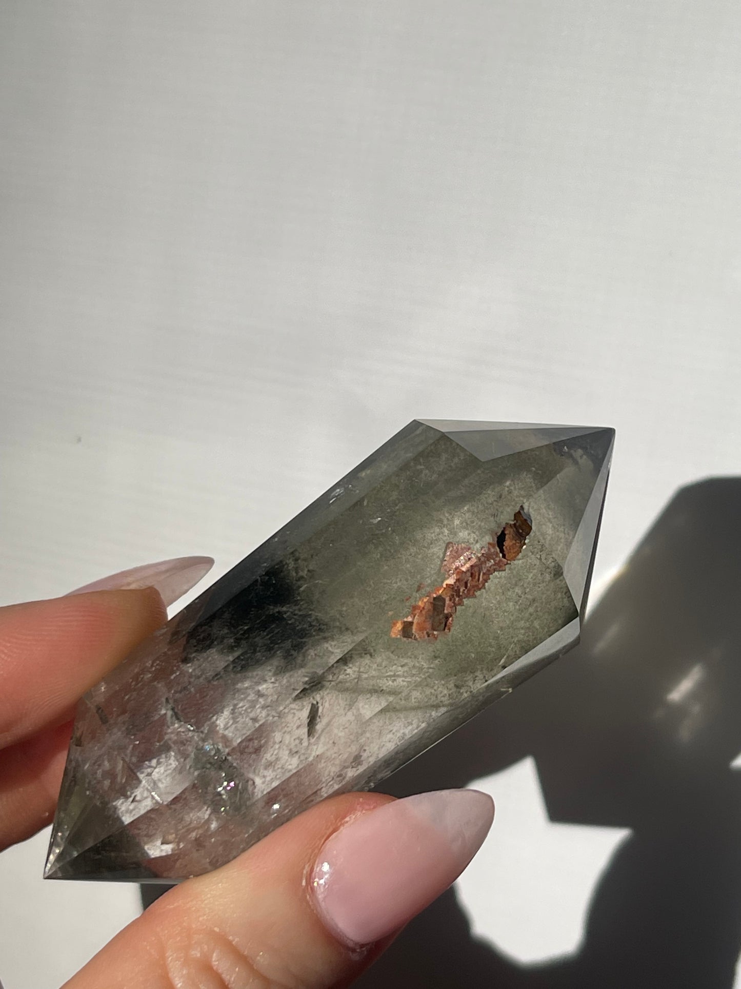 Garden Quartz -  Lodolite 12 Sided Vogel