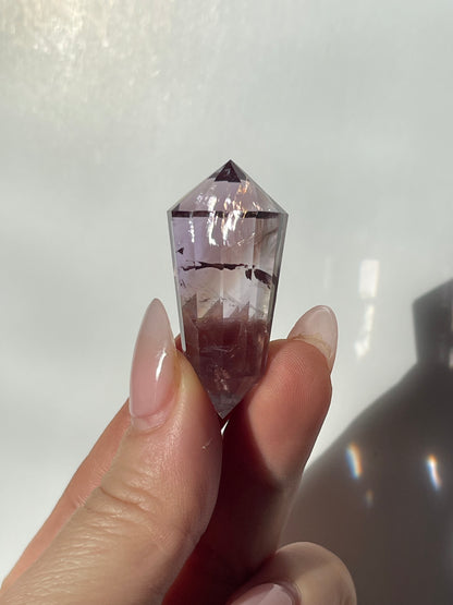 Amethyst with Citrine 12 Sided Vogel