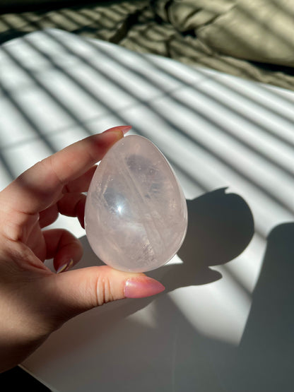 Gemmy Rose Quartz Egg