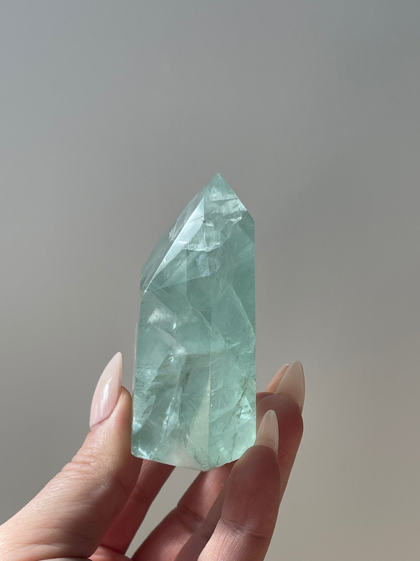 Mint Green Fluorite Tower 2.8"