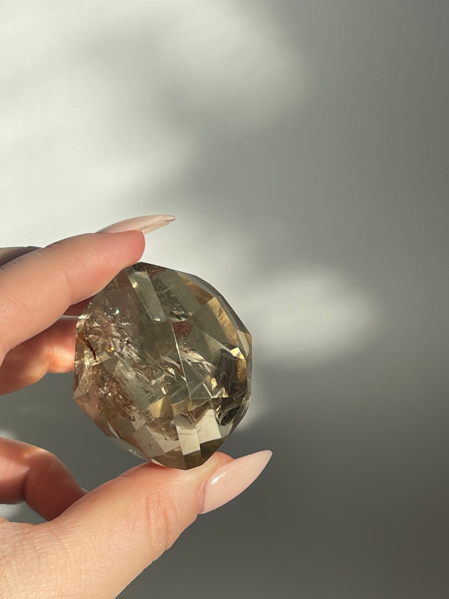 Light Champagne Citrine Faceted Cut