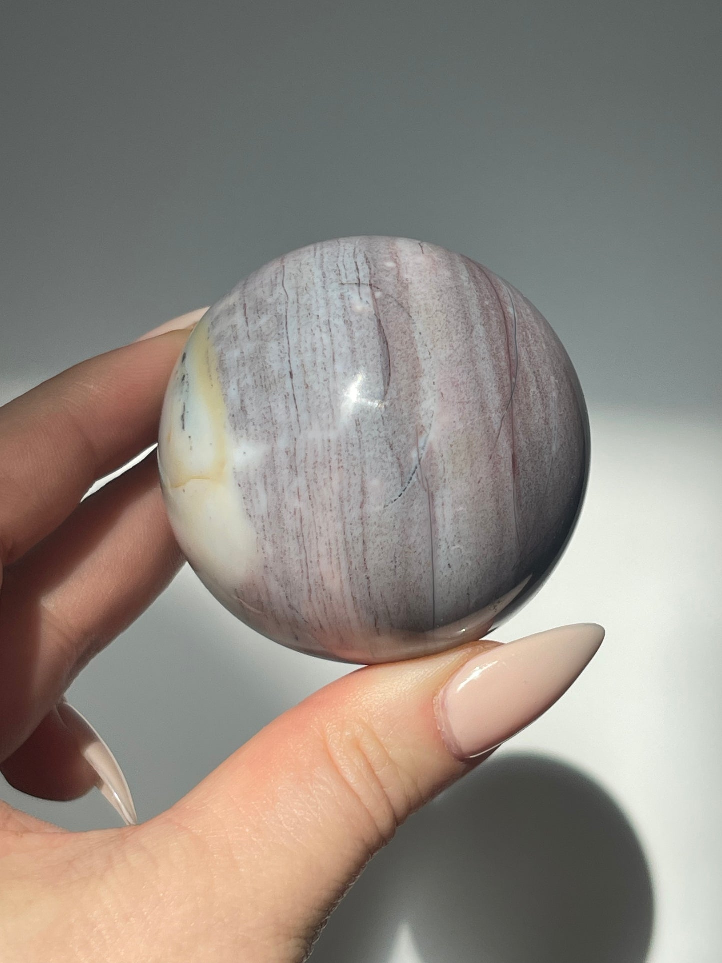 Sea Jasper Lavender Small Sphere