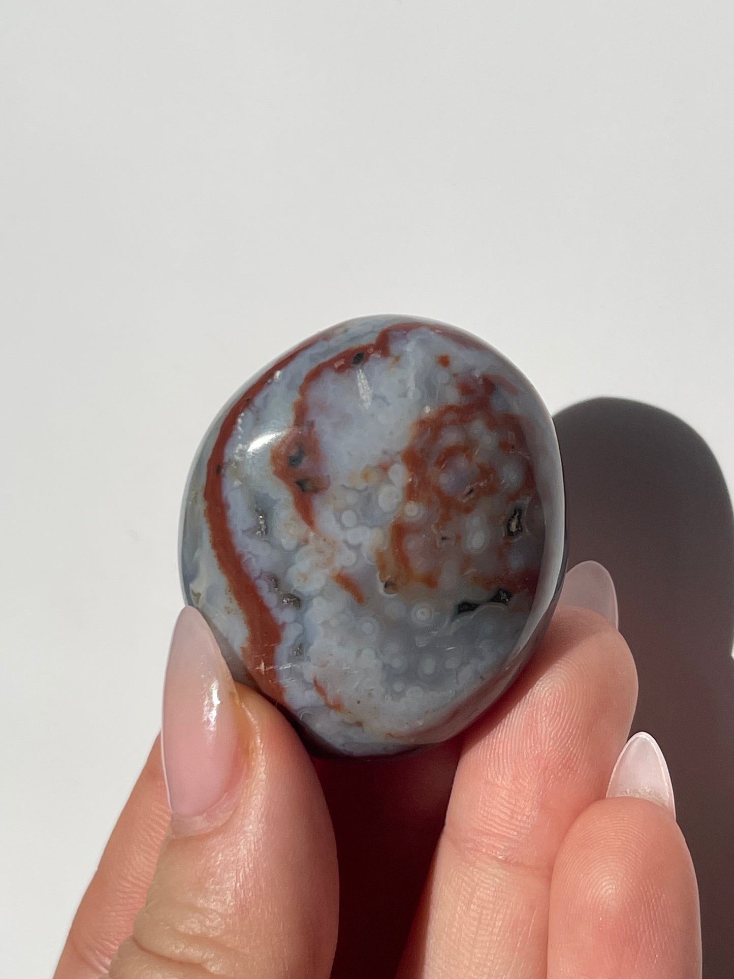 Sea Jasper Mini Palm with Orbs