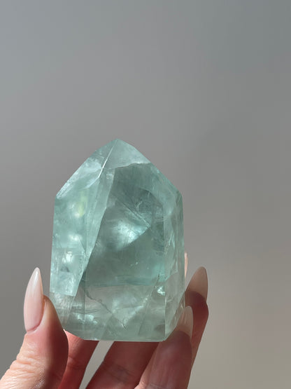 Mint Green Fluorite Tower 2.8"
