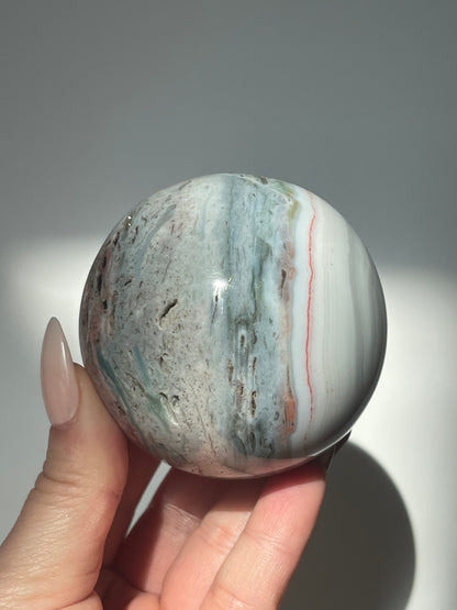 Sea Jasper Pastel Sphere