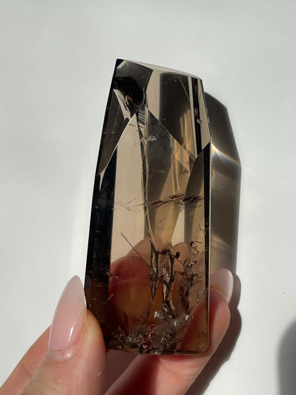 Smokey Quartz Multi-Faceted Freeforms