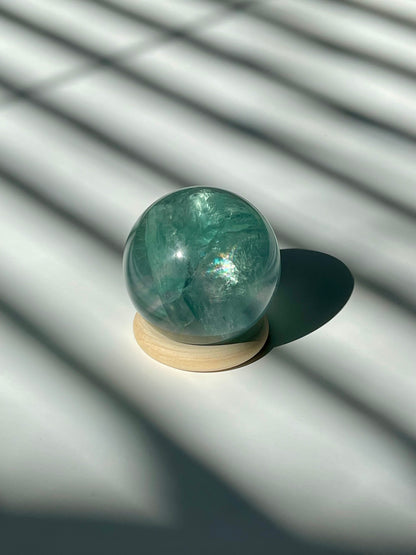 HQ Green Fluorite Sphere