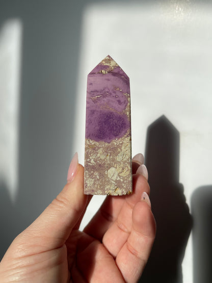 Phosphosiderite Mini Obelisk