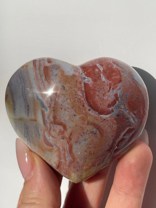 Sea Jasper Heart