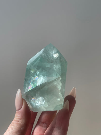 Mint Green Fluorite Tower 2.8"
