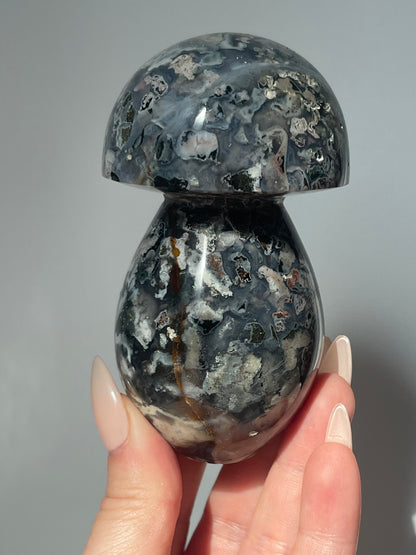 3.9" Sea Jasper Mushroom