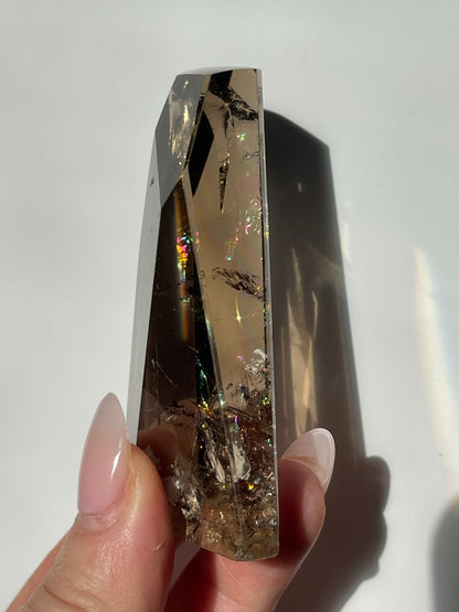 Smokey Quartz Multi-Faceted Freeforms