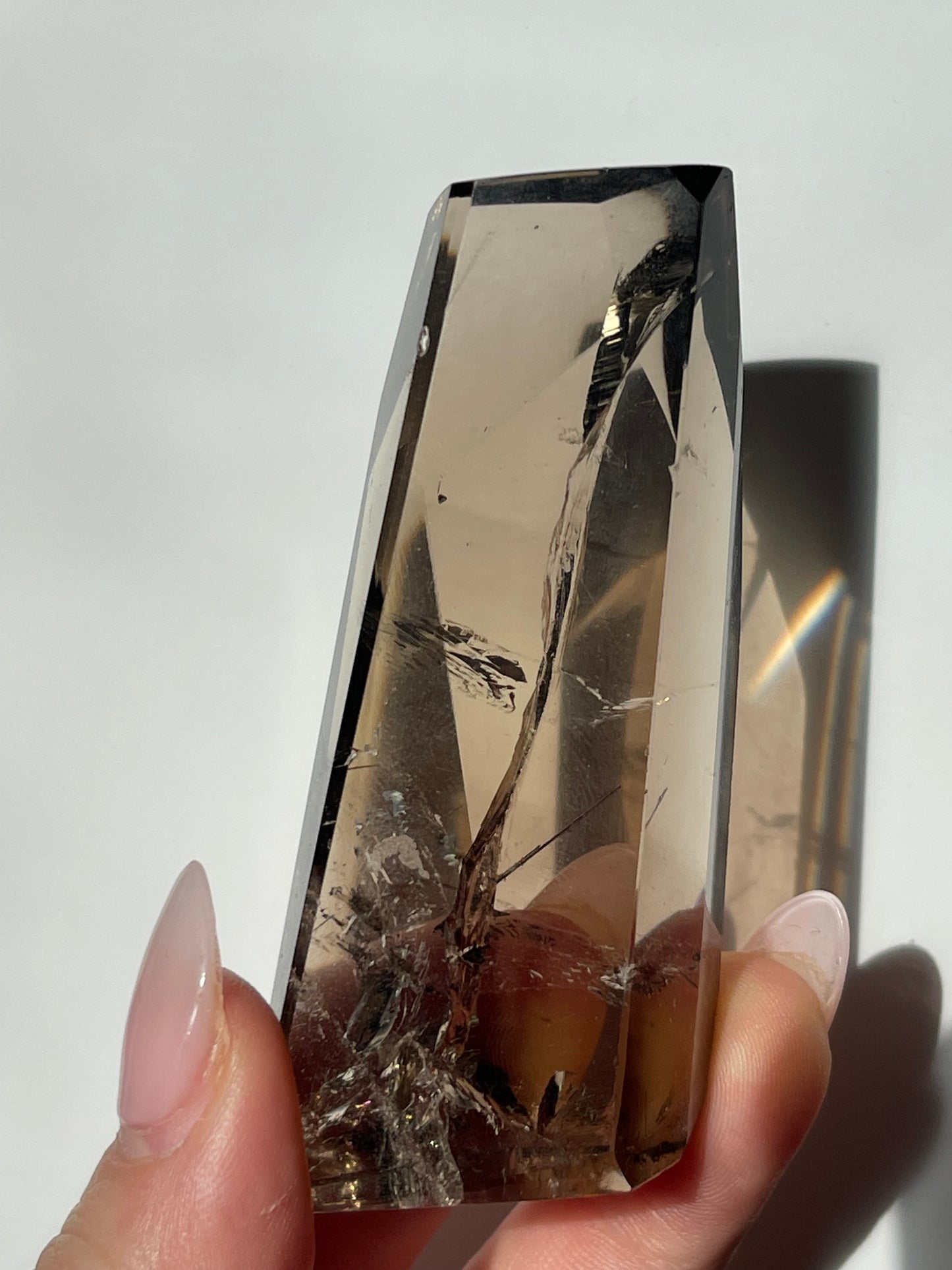 Smokey Quartz Multi-Faceted Freeforms