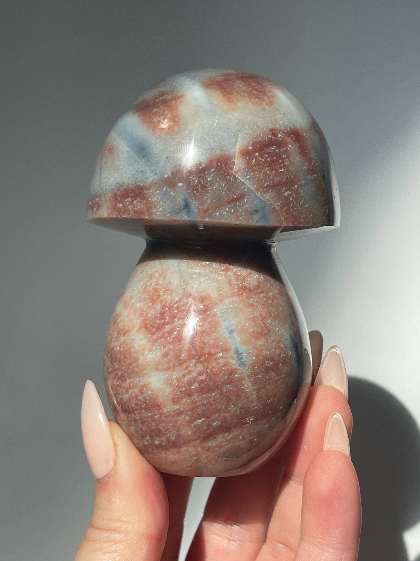 3.7" Sea Jasper Mushroom