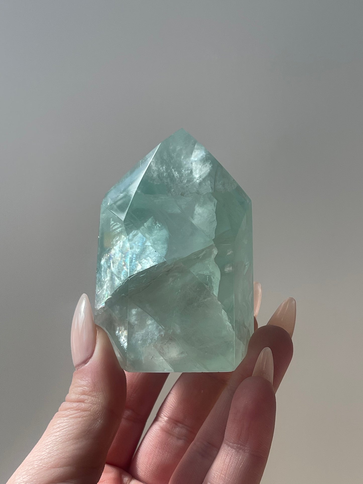 Mint Green Fluorite Tower 2.8"