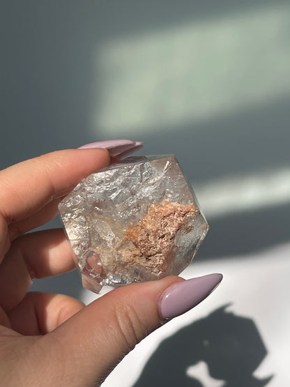 Manifestation Quartz Free form - Stone Growing in Stone