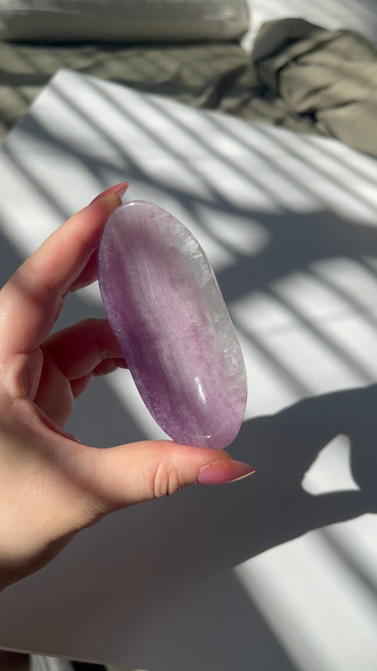 Pink Fluorite Oblong Mini Dish