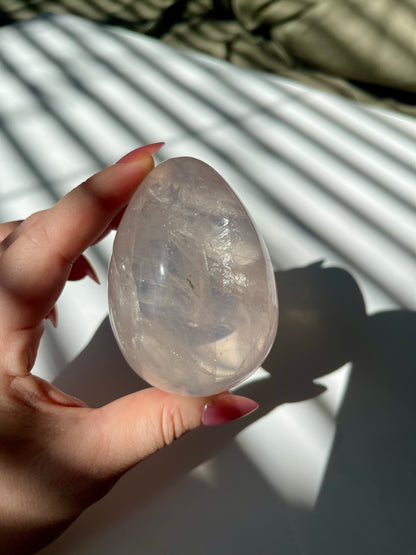 Gemmy Rose Quartz Egg
