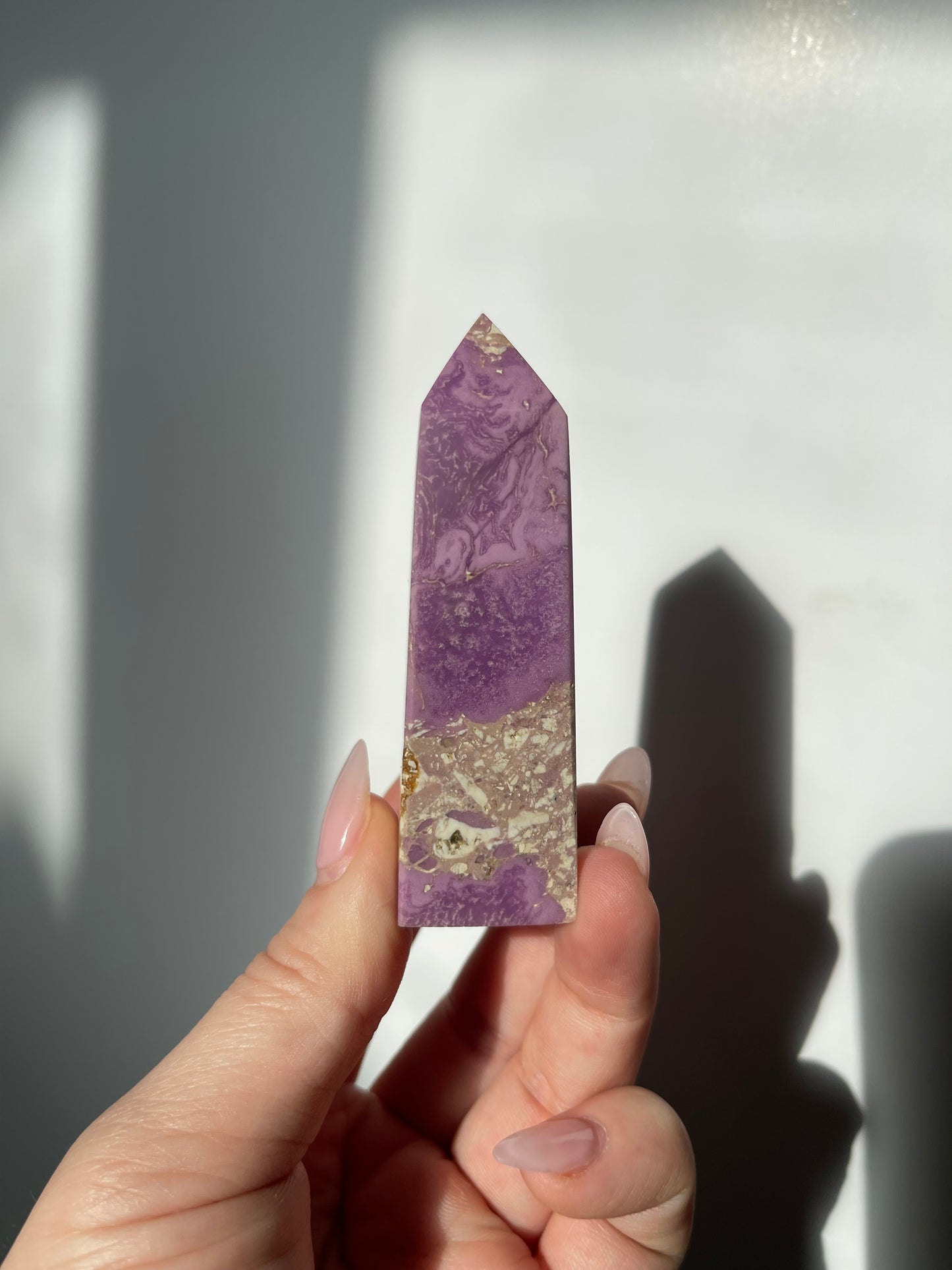 Phosphosiderite Mini Obelisk