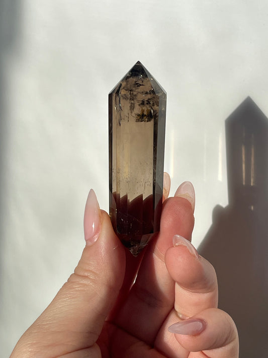 Smokey Quartz 12 Sided Vogel