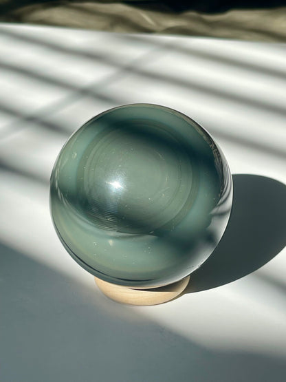 Banded Obsidian Sphere