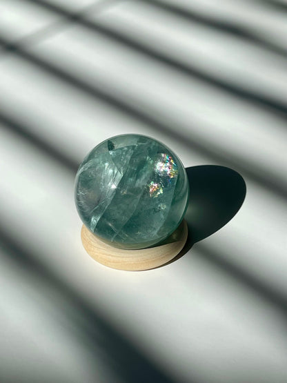 HQ Green Fluorite Sphere