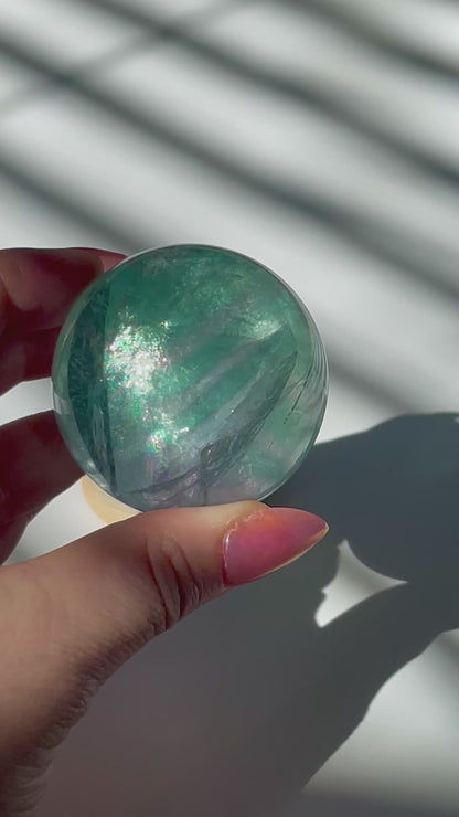 HQ Green Fluorite Sphere