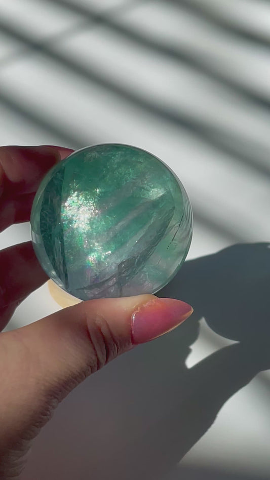 HQ Green Fluorite Sphere
