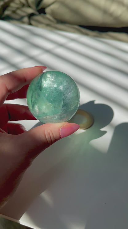 HQ Green Fluorite Sphere