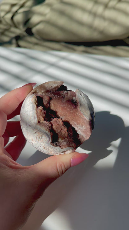 Mexican Crazy Lace Agate Sphere