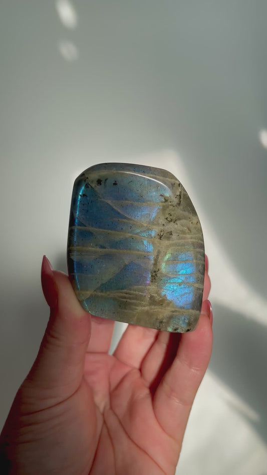 Labradorite Mermaid Teal Flash Freeform