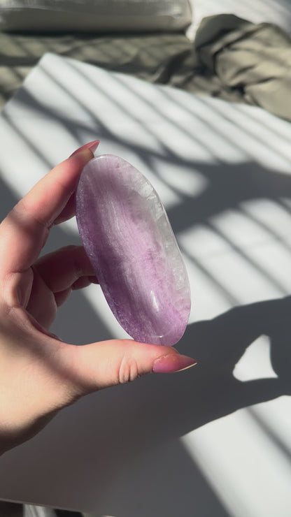 Pink Fluorite Oblong Mini Dish