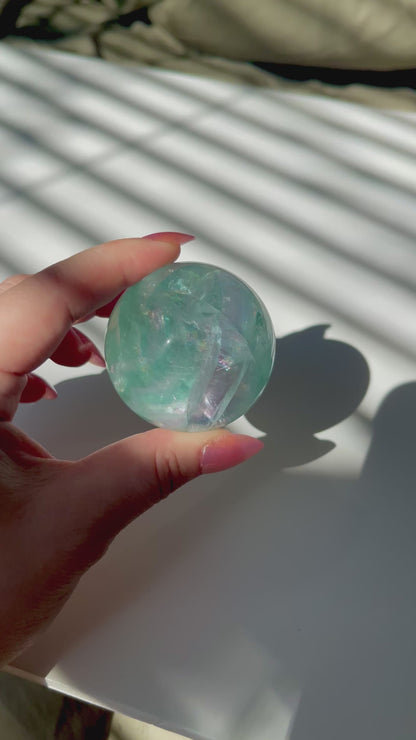 HQ Green Fluorite Sphere